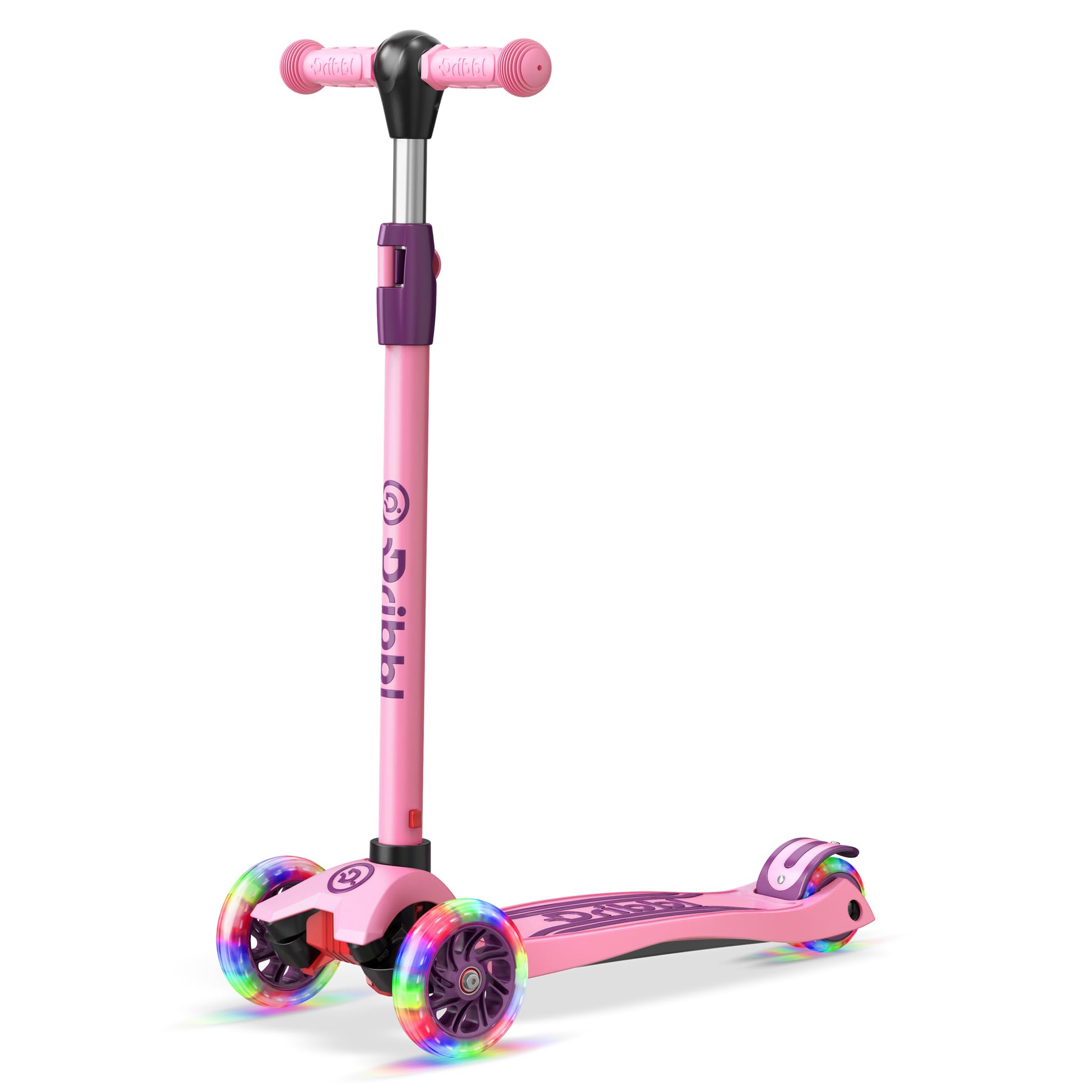 3-Wheel Kids Scooter - Lean-to-Steer Technology, Adjustable Height Handlebar, Wi