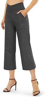 G4Free Womens Wide Leg Pants with Pockets for Yoga Casual Work