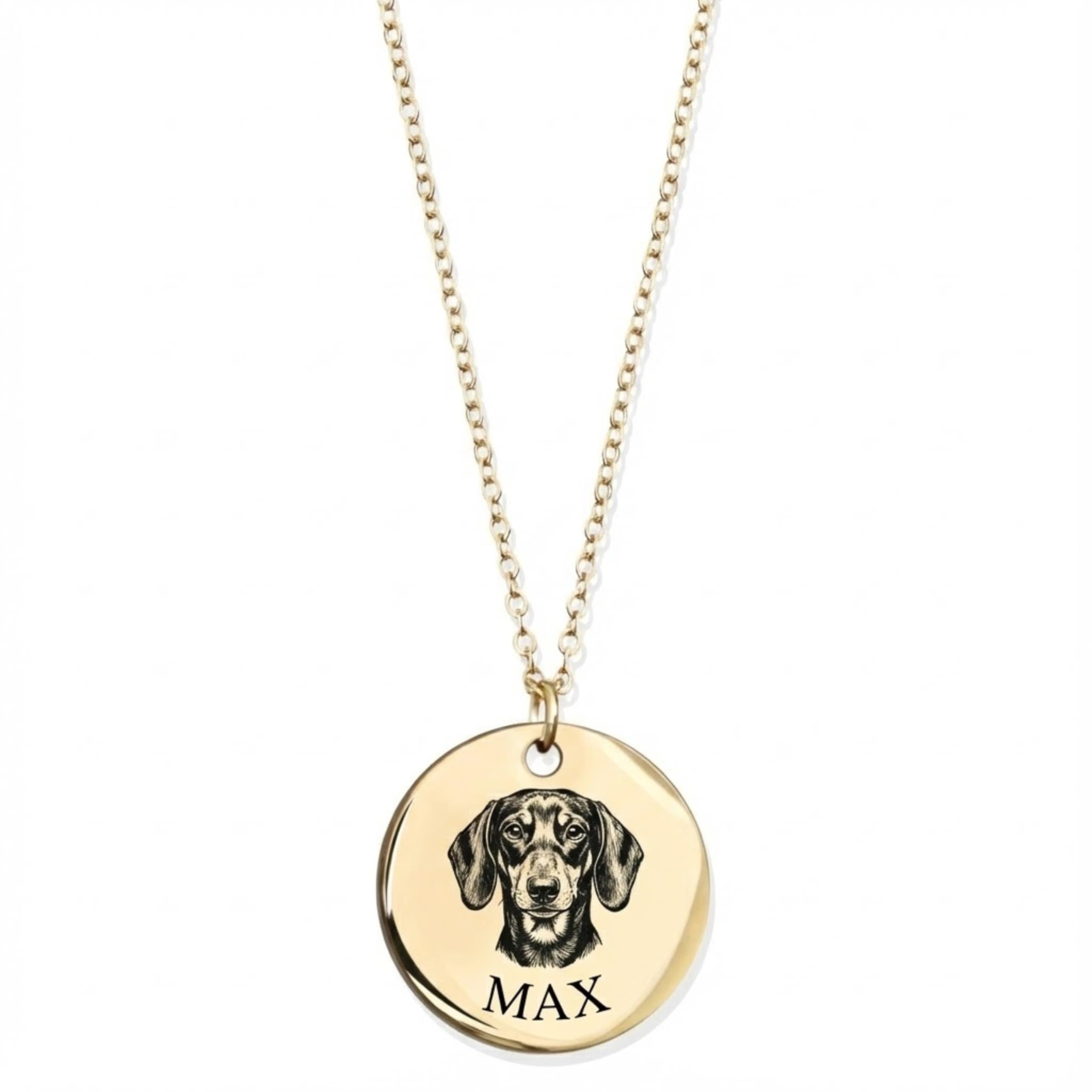 Dog Necklace for Women, Personalized Pet Necklace, Dog Mom Gifts for Women