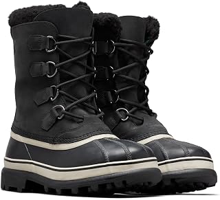 Sorel Mens Caribou Waterproof Snow Boots Winter Warm Fur Lined Mid-Calf