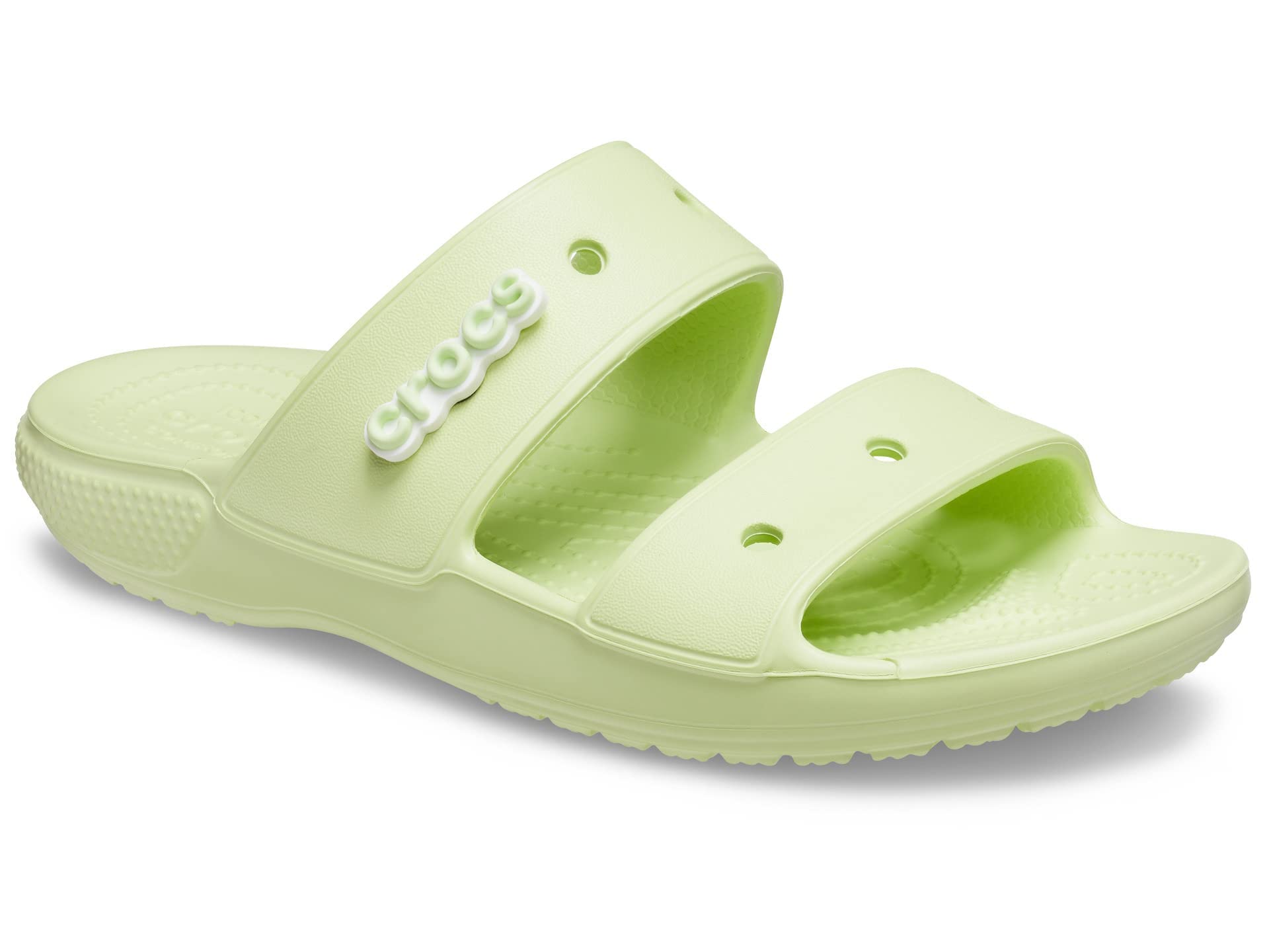 Crocs Classic Sandal, Unisex-Adult Sandals with Two Straps, Non-Slip, Celery Gre
