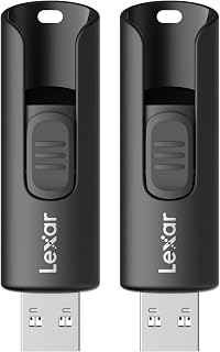 Lexar A30E USB 3.2 Gen 1 Flash Drive 128GB 2-Pack | Thumb Drive up to 100MB/s, Storage Expansion and Backup for PC and Mac systems