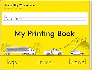 Learning Without Tears My Printing Book Workbook, 1st Grade+, Age 6+ | Practice print handwriting with lessons that cover other language arts skills; for classroom, homeschool, tutoring, OT