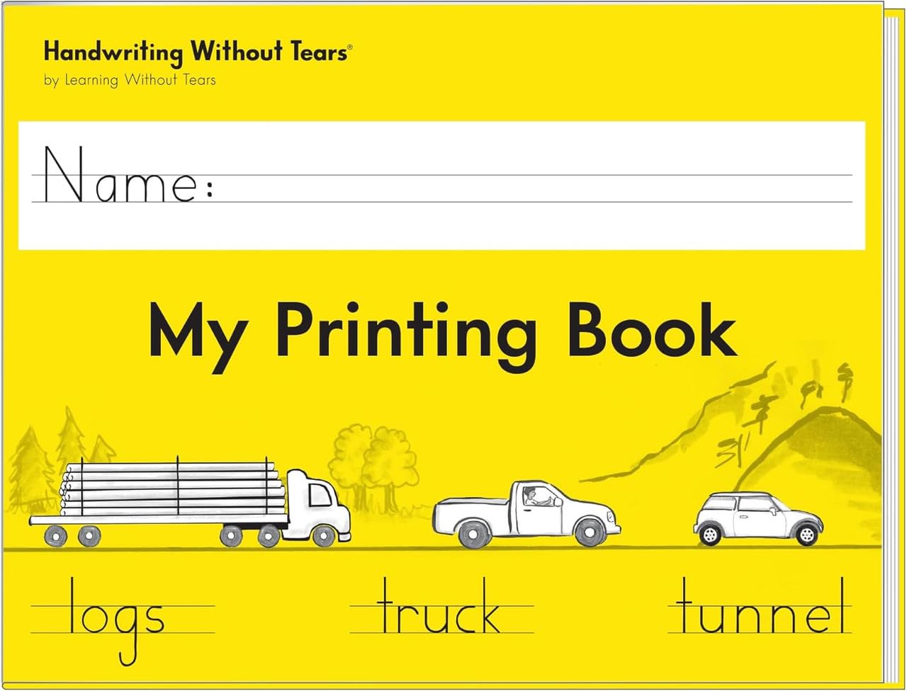 Learning Without Tears My Printing Book Workbook, 1st Grade+, Age 6+ | Practice 