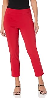 Briggs New York Womens Super Stretch Millennium Slimming Pull-on Ankle Pant