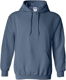 Gildan Men's Fleece Hooded Sweatshirt, Style G18500 Hooded Sweatshirt (pack of 1)