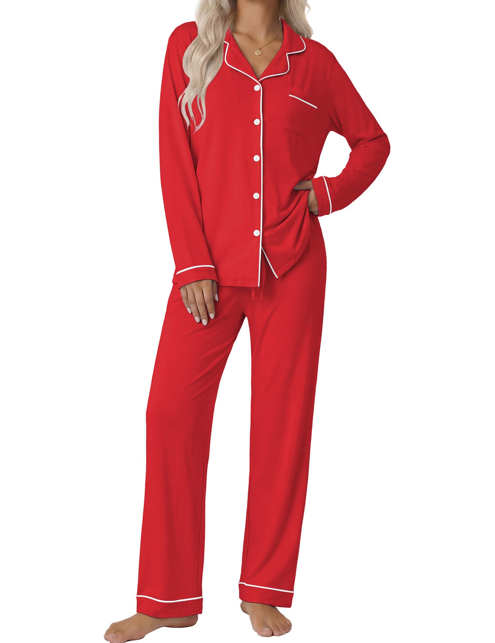Ekouaer Casual Women's Pijama Set