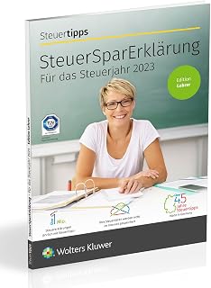 STEUERTIPPS SteuerSparErklärung Lehrer 2024 (für Steuererklärung 2023) │ Windows-Version │ CD-ROM