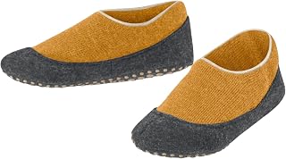 FALKE Unisex Kids Cosy Slipper Socks Slippers Breathable Heat-regulating Anti-Odour Virgin Wool Rubber Sole Non-Slip Best Grip Thick Warm Padded Inner 1 Pair
