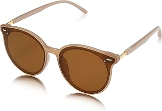 SOJOS Classic Round Sunglasses for Women Men Retro Vintage Large Plastic Frame BLOSSOM