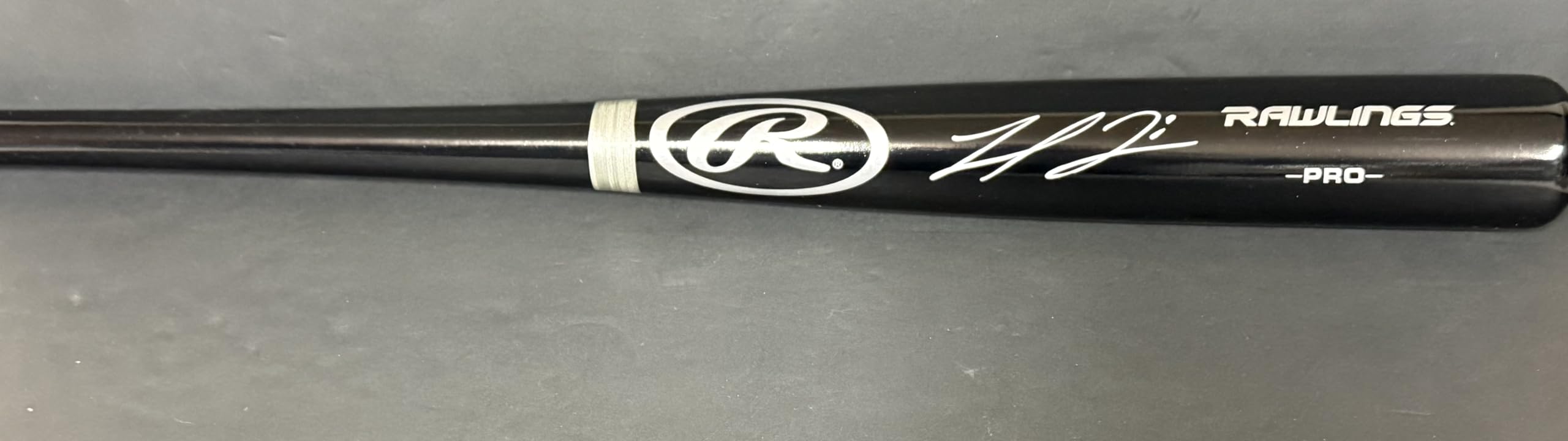 Michael Harris Atlanta Braves Autographed Signed Black Baseball Bat BECKETT Holo