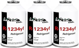 Arctic Edge R1234yf Refrigerant for MVAC Use, 8 oz Self-Sealing Can with R1234yf Valve, 3 cans