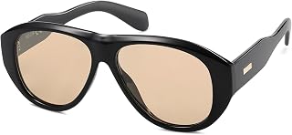 SOJOS Retro Oversized Polarized Aviator Sunglasses for Women Men Vintage 70s Style UV Protection Sunnies SJ2328
