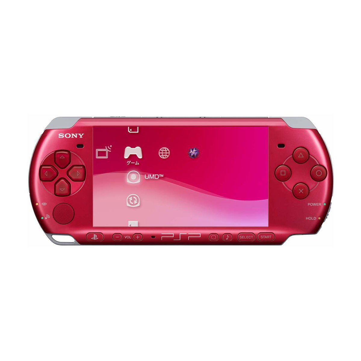 Sony PlayStation Portable (PSP) 3000 Series Handheld Gaming Console System - Red