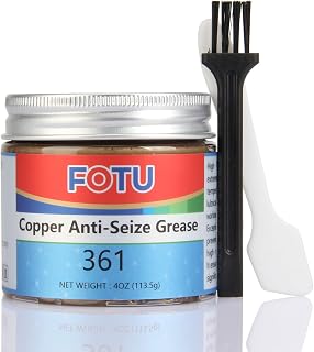 FOTU 361 Copper Anti‑Seize Grease,High Temp for Bolts,Nuts & Thread Parts | Anti‑Seize Compound,Prevents Galling,Rust & Corrosion,High‑Temp for Exhaust Manifold,Spark Plugs & Metal Fasteners