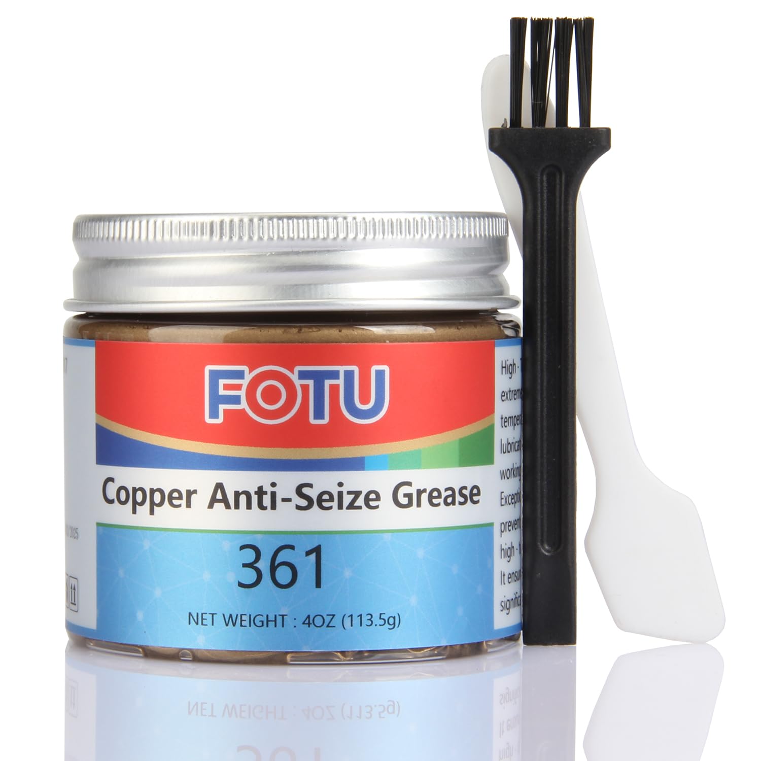 FOTU 361 Copper Anti‑Seize Grease,High Temp for Bolts,Nuts & Thread Parts | Anti