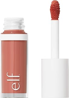 e.l.f. Camo Liquid Blush, Buildable &amp; Blendable, Dusty Rosé | Lightweight Liquid Formula, Long-Lasting Wear, High-Pigment Color, Smooth Application, Buildable, Vegan &amp; Cruelty-Free