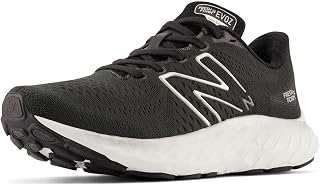 New Balance Women's Fresh Foam X Evoz V3 Sneaker, Black/White, 36 EU