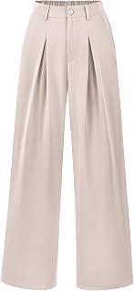 BTFBM Fall High Waisted Business Casual Palazzo Pants for Women Dressy 2026