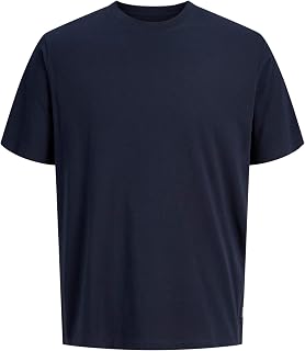 JACK & JONES Men's Regular Fit T-Shirt JJEORGANIC Basic TEE SS O-Neck NOOS