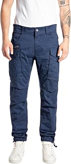 Replay Joe Men's Regular Fit Cargo Trousers Made of Comfort Cotton