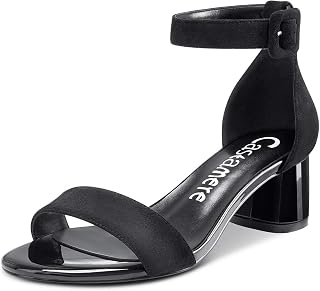 Castamere Women's Pumps Sandals Ankle Strap Open Toe Wide Heel 5CM