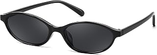 FEISEDY Retro Oval Cat Eye Sunglasses for Women Y2k Trendy Sunnies B0257