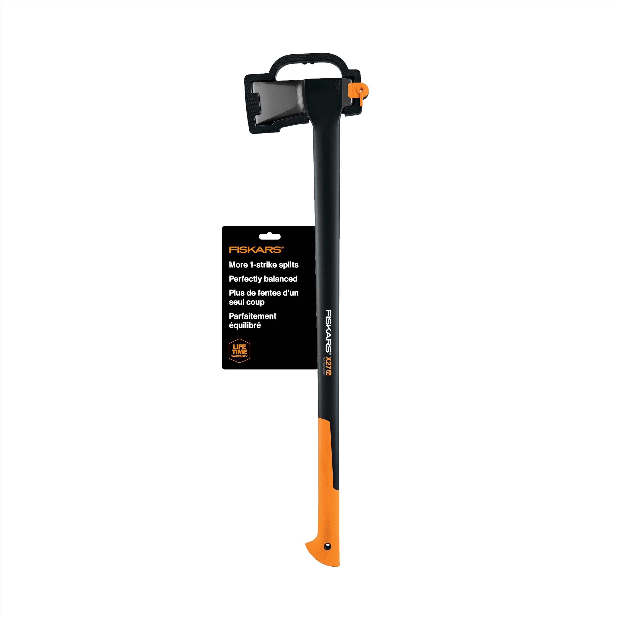 Fiskars X27 Super Splitting Axe 36", for Taller Users on Large Logs | Split Fire