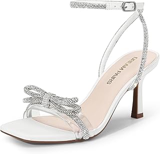 DREAM PAIRS Women's Kitten Heel Sandals