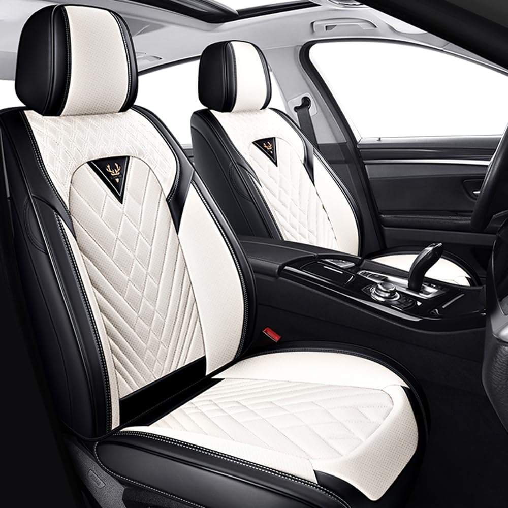 Car Seat Covers for Honda Accord 2000-2026, Premium Nappa Leather Waterproof & A