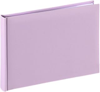 Hama Photo Album 24 x 17 cm (Photo Book with 36 White Pages, Album with Glassine Dividers, Photo Album for DIY and Sticking) Pink Pastel