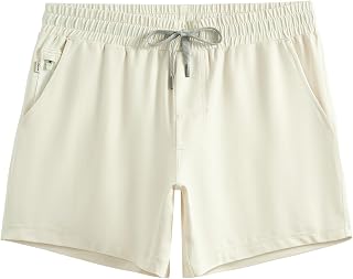 maamgic Mens Workout Shorts 5" Soft Stretch Running Gym Athletic Shorts