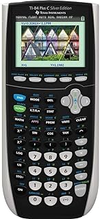 Texas Instruments TI-84 Plus C Silver Edition Graphing Calculator, Black (Renewed)