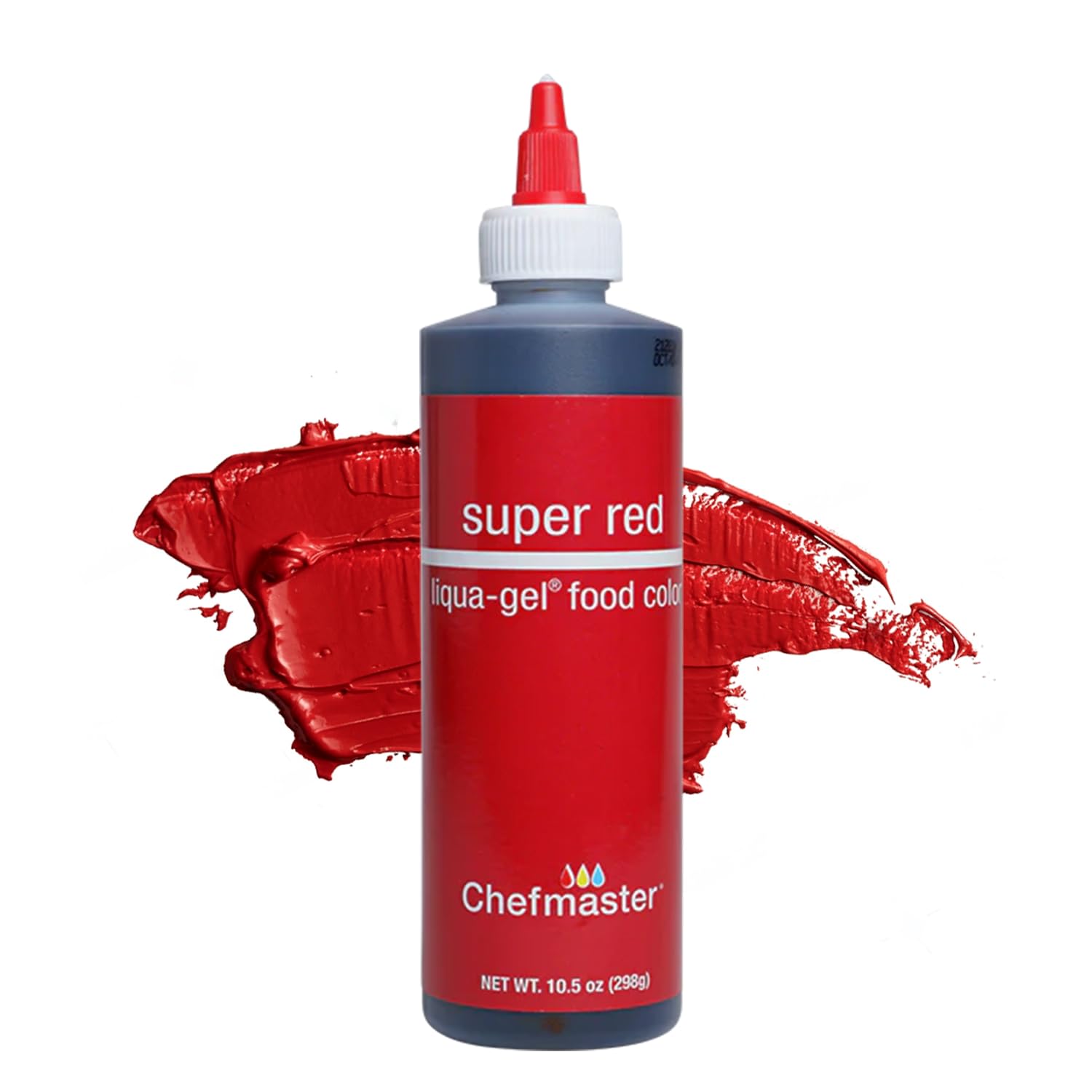 Chefmaster Super Red Liqua-Gel® Food Coloring | Vibrant Color | Professional-Gra