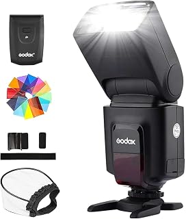 Godox TT520II Universal Hot Shoe Wireless Transmission Flash Speedlite | Built-in Receiver and RT Transmitter, Compatible for Canon Nikon Sony Olympus and Other DSLR Cameras with Standard Hot Shoe
