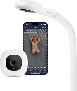 Nanit Smart Baby Video Monitor - Camera & Floor Stand - 1080p Wi-Fi Camera | Pro edition, 2-way audio, sound/motion/cry notifications, night vision, see your baby from anywhere, video camera