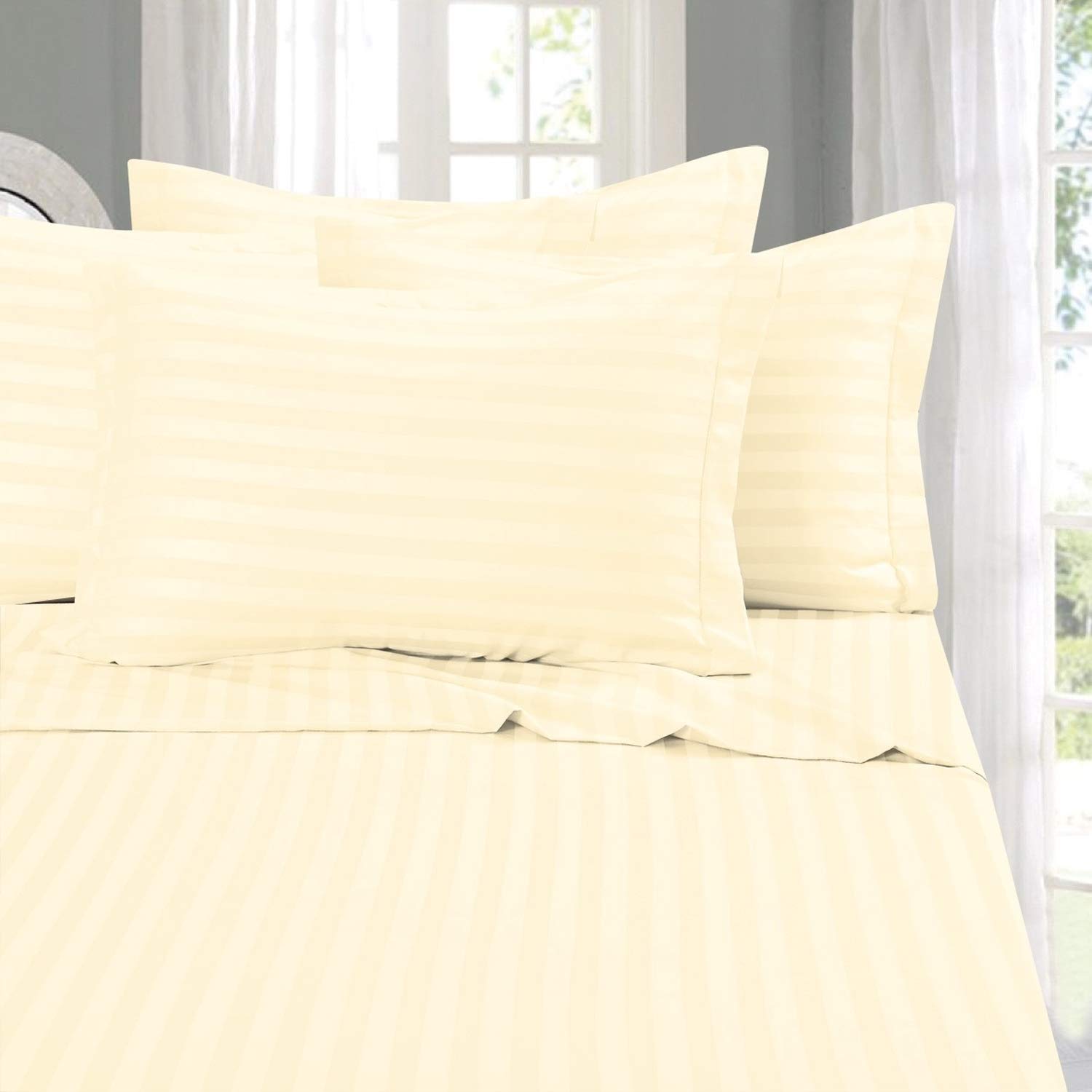 Elegant Comfort Best, Softest, Cosiest 6 Piece Sheet Sets - 1500 Thread Count Eg