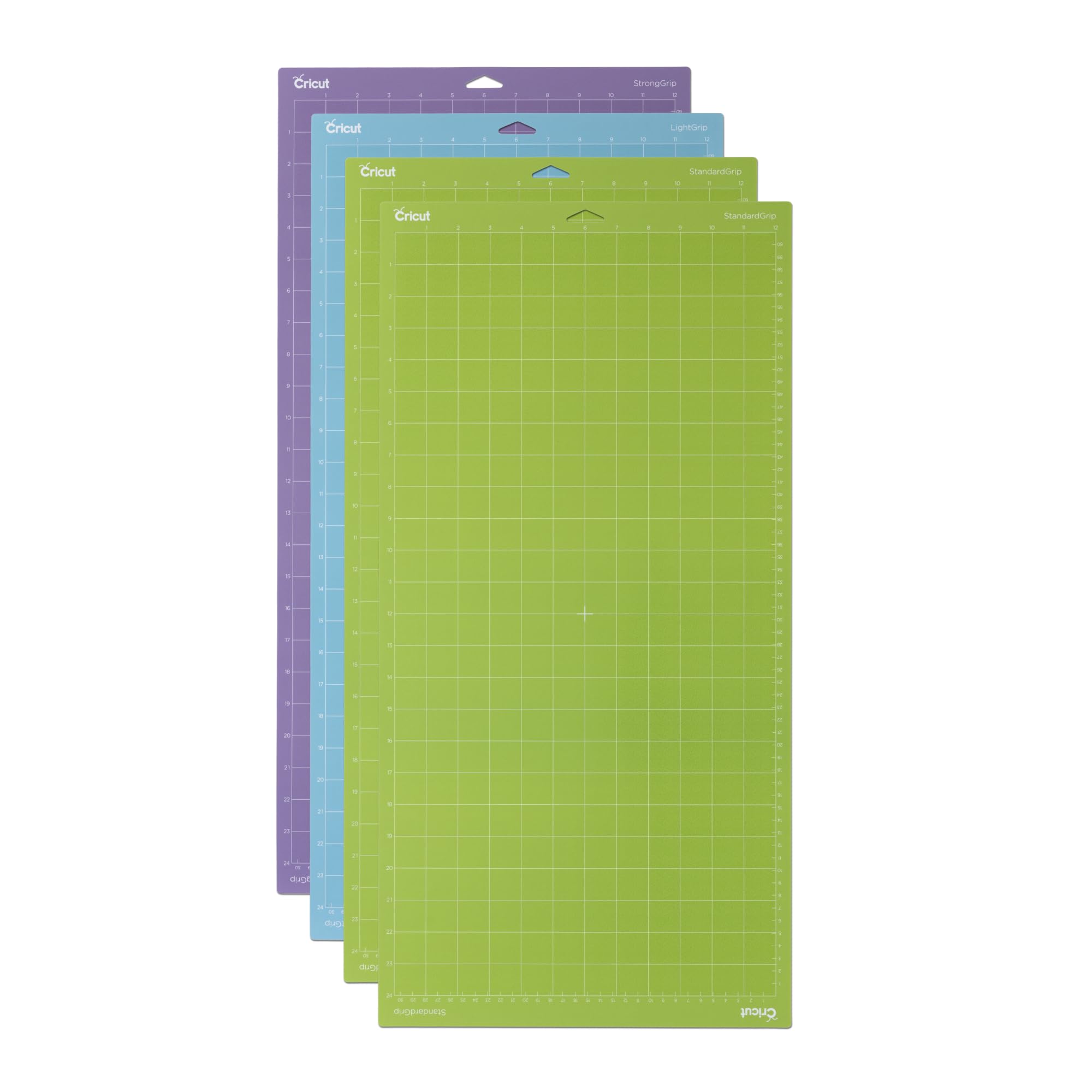 Cricut Cutting Mat Variety Pack (4 Count, 12in x 24in) | For Explore & Maker Mac