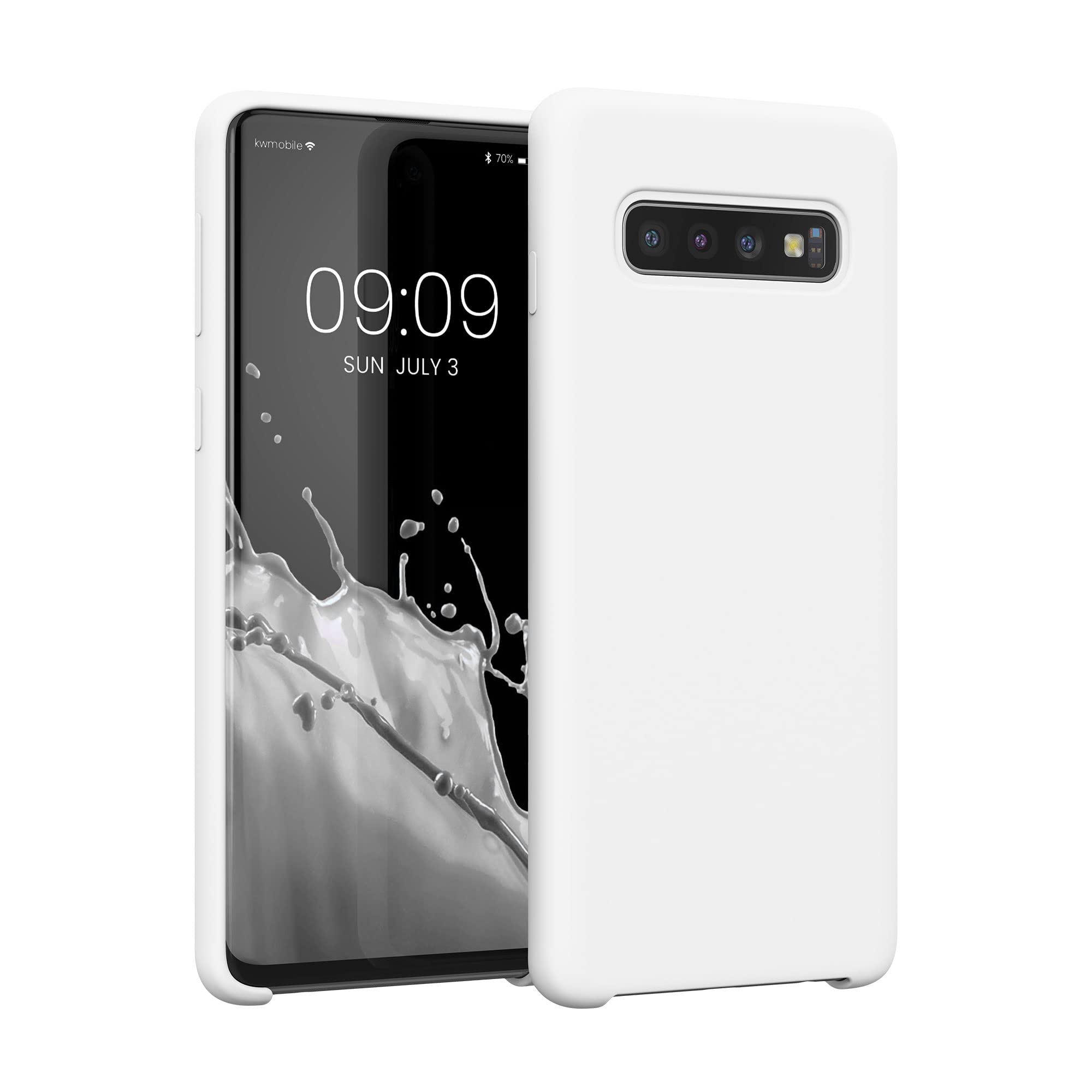 kwmobile Mobile Phone Case for Samsung Galaxy S10 Case - Silicone Case - Wireles