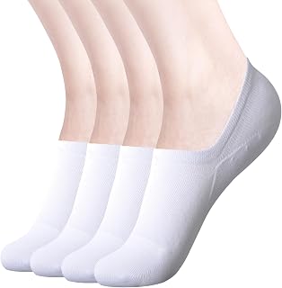 DIBAOLONG Womens No Show Socks Non Slip Flat Boat Line Low Cut Socks (6-12 Packs)