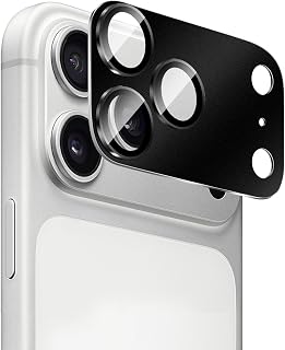 for iPhone 17 Pro/iPhone 17 Pro Max Camera Lens Protector, Tempered Glass Film, 9H Hardness, Scratch Resistant, HD Clear, Case Friendly, 1 Pack