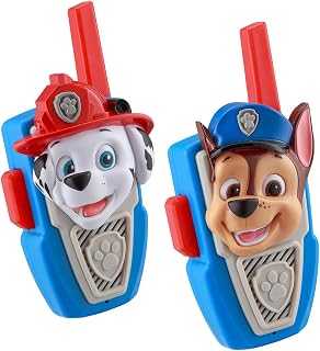 Paw Patrol Chase Marshall Walkie Talkies for Kids, Fun Paw Patrol Toys | Static Free and Extended Range