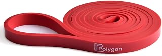 Polygon Pull Up Assistance Resistance Exercise Bands | Natural Latex, Heavy Duty Elastic Workout Loop Bands, Assisted Training, Mobility, Muscle Toning, Physiotherapy, Home Use