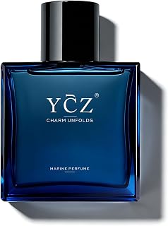 Ycz Midnight Marine Eau De Parfum For Men, 1.7 Fl Oz | Long-Lasting Fresh Marine Woody Fragrance With Grapefruit, Ginger, And Cedar Notes For Daily Wear, Date Nights, And Gifts.