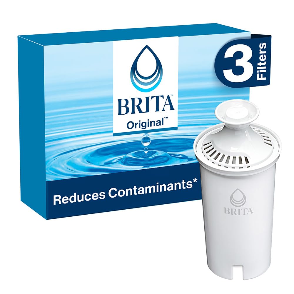 Brita Standard Replacement Filter, Reduces Contaminants while keeping healthy mi