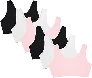 Fruit of the Loom Women's Built Up Tank Style Sports Bra Value Pack