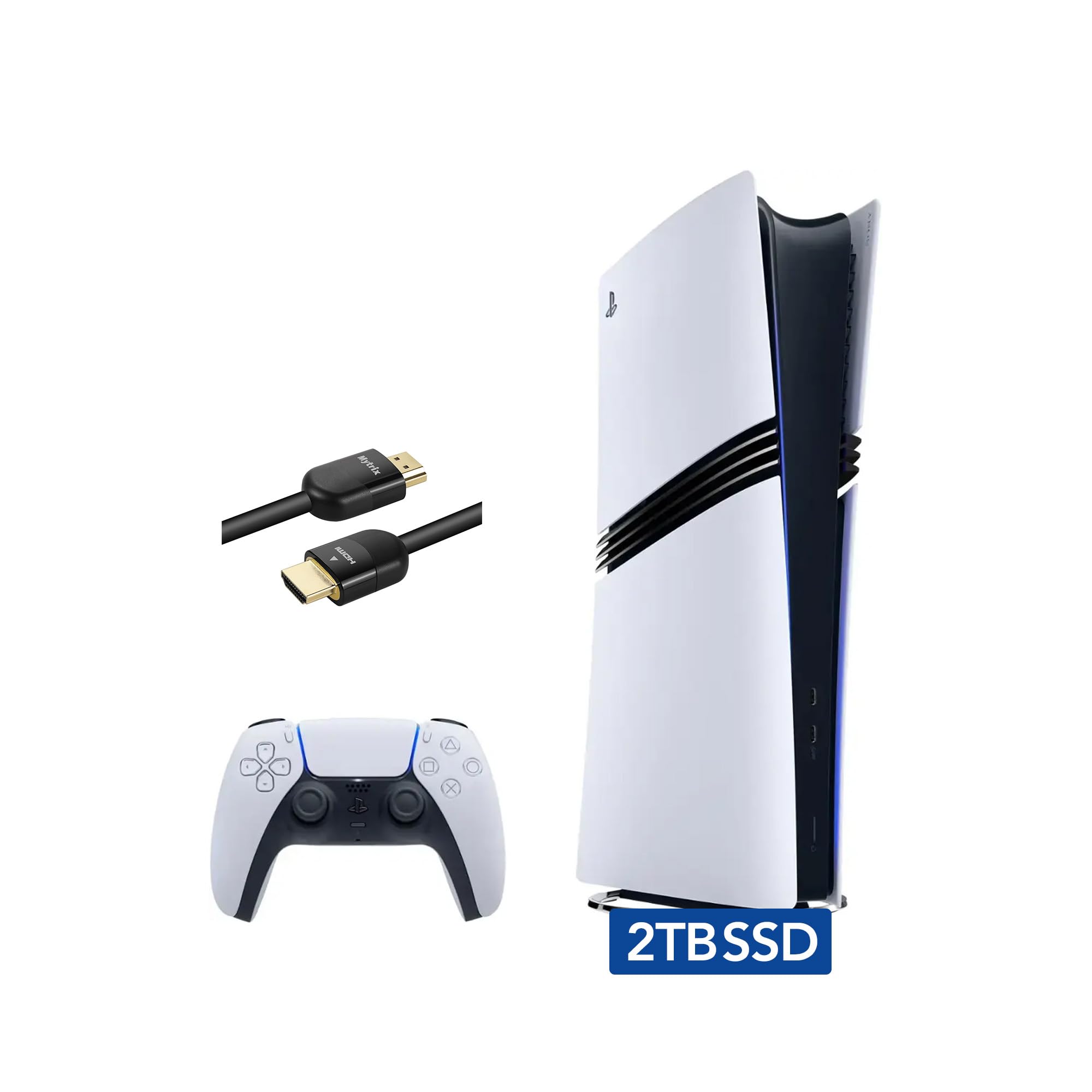 PlayStation 5 Pro with 2TB SSD Storage, Wireless Dualsense Controller - PS5 Pro 