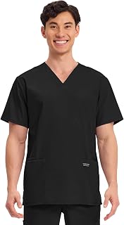 Cherokee WW Professionals Men's V-Neck Scrub Top 4 Pockets Medical Shirt