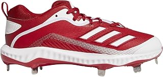 adidas Men's FV9354 Baseball Shoe, Power Red/White/White, 17