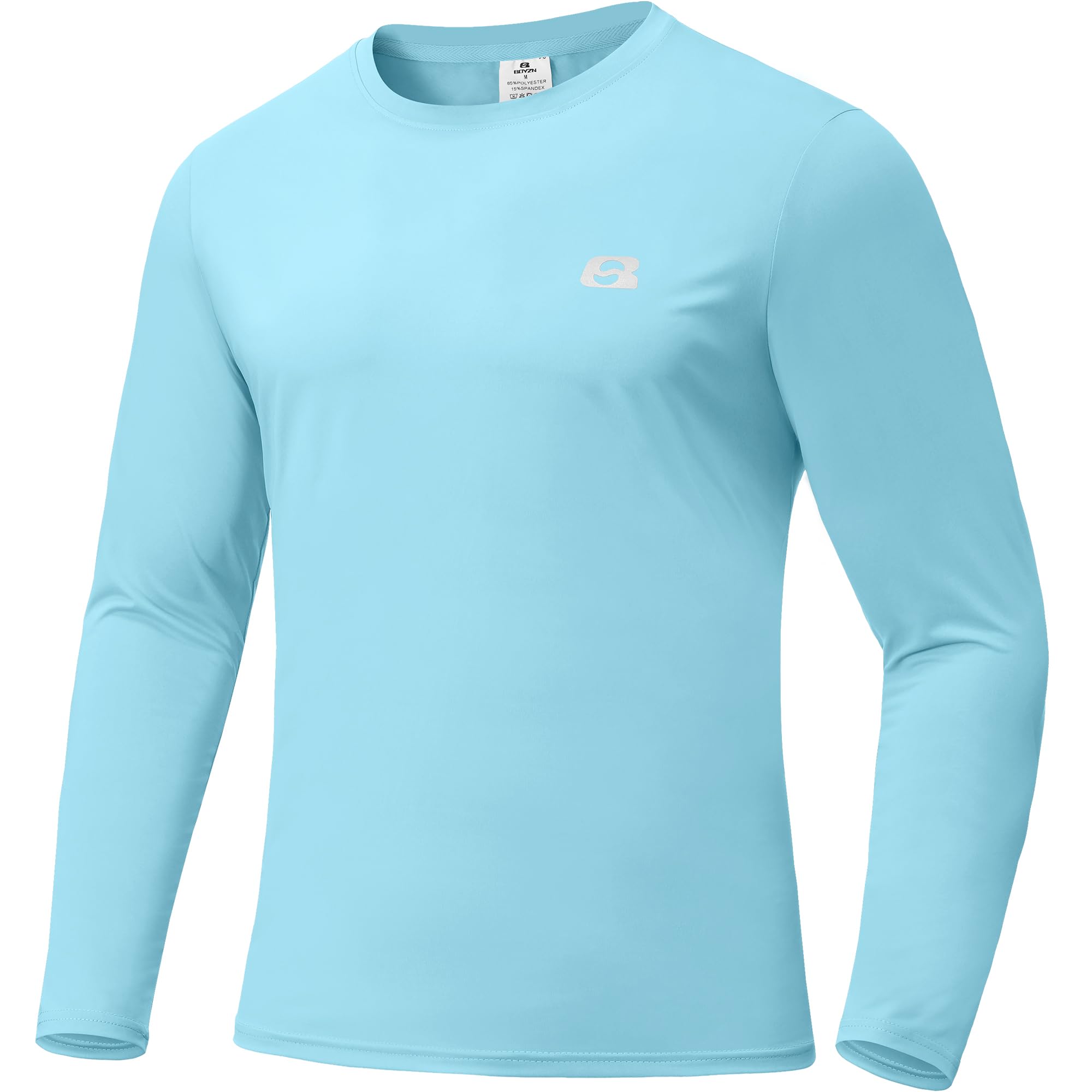 Boyzn Men's UPF 50+ Sun Protection Swim Shirts Quick Dry Lightweight Swim Shirt 
